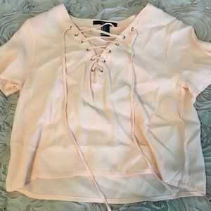 Peach Crop Top